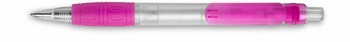 plastic promotional pens - HALLO GRIP - HALLO GRIP CLEAR
